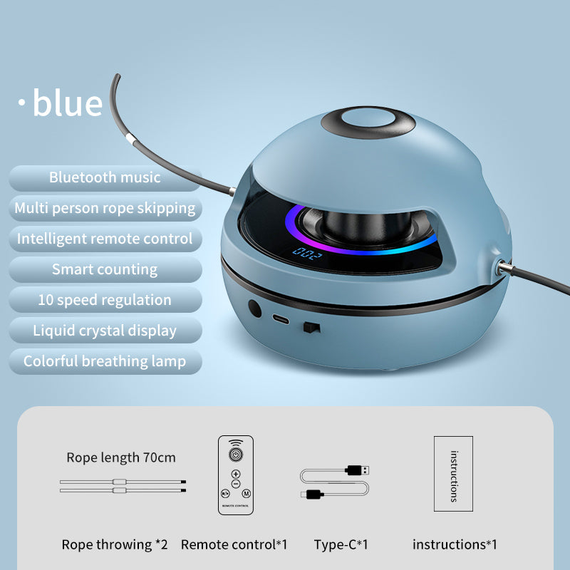 Automatische Springseilmaschine mit LED und Bluetooth Musik Funktion